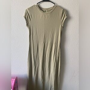 A New Day Sage Green Midi Dress